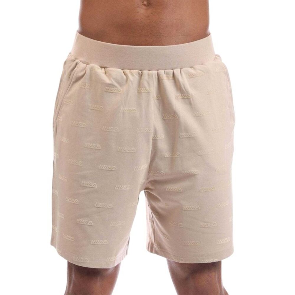 Hugo Mens Logo Regular Shorts / Beige